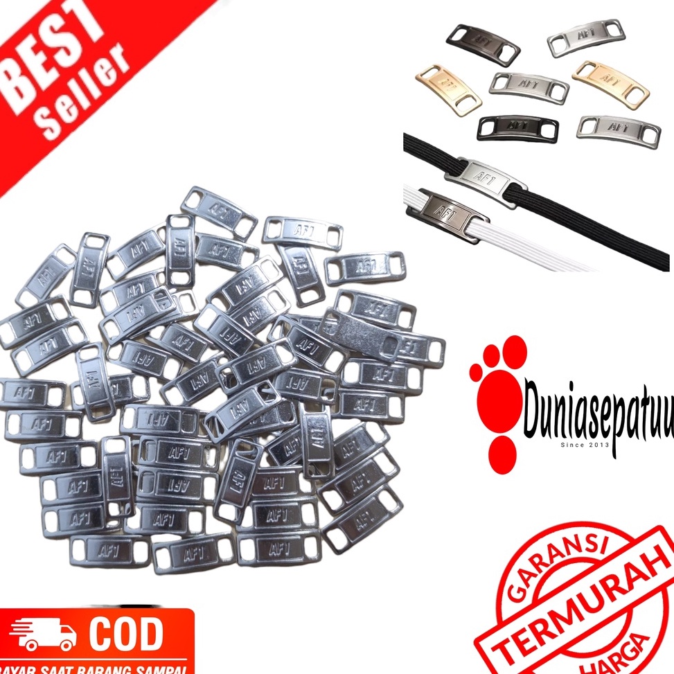 OMM531 TERBARU Aksesoris Accesories Sepatu Nike Air Force 1 Ring Besi Af1 AF 1 Metal Tag Premium Hig