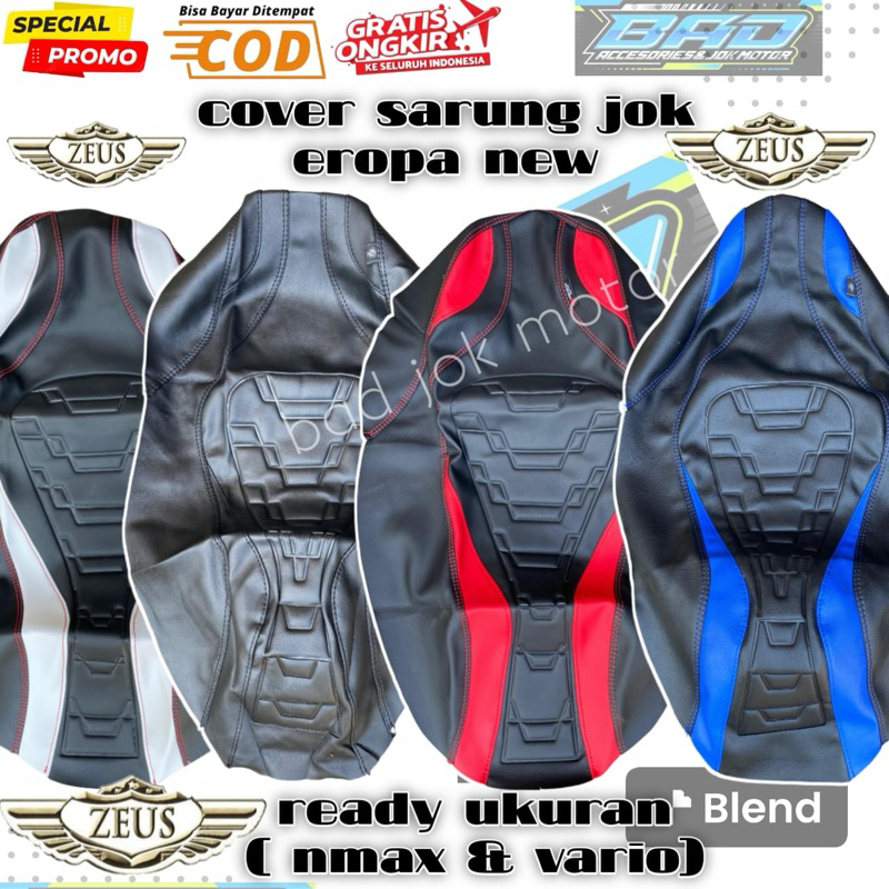 kain jok motor variasi timbul cover set jok sadel vario nmax
