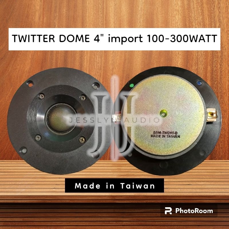 Gratis kapasitor 4,7 | TWITTER DOME 4" import made in TAIWAN 100-300WATT Dome Tweeter 4 inch import