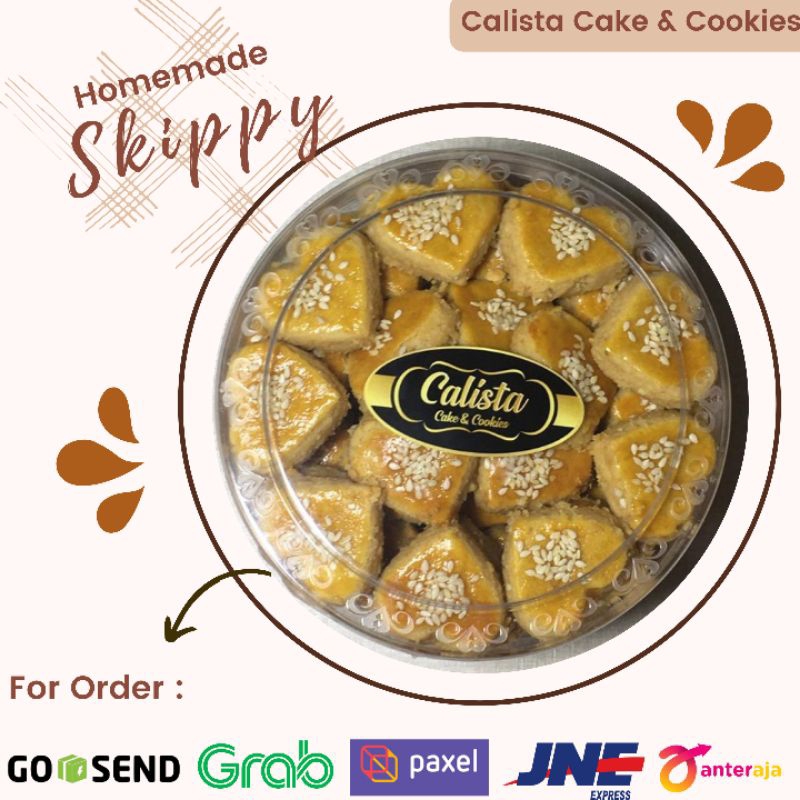 

Kue Kering Skippy Kacang 500 Gr Skippy Cookies Kue Kacang Premium