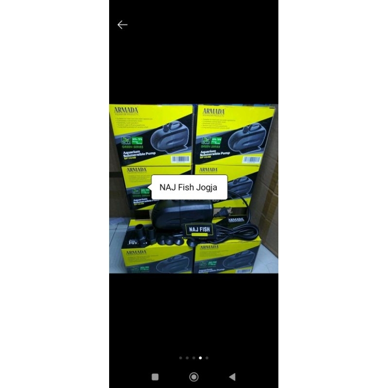 Pompa Kolam Armada SP 104B 22w 2500l/h mantab