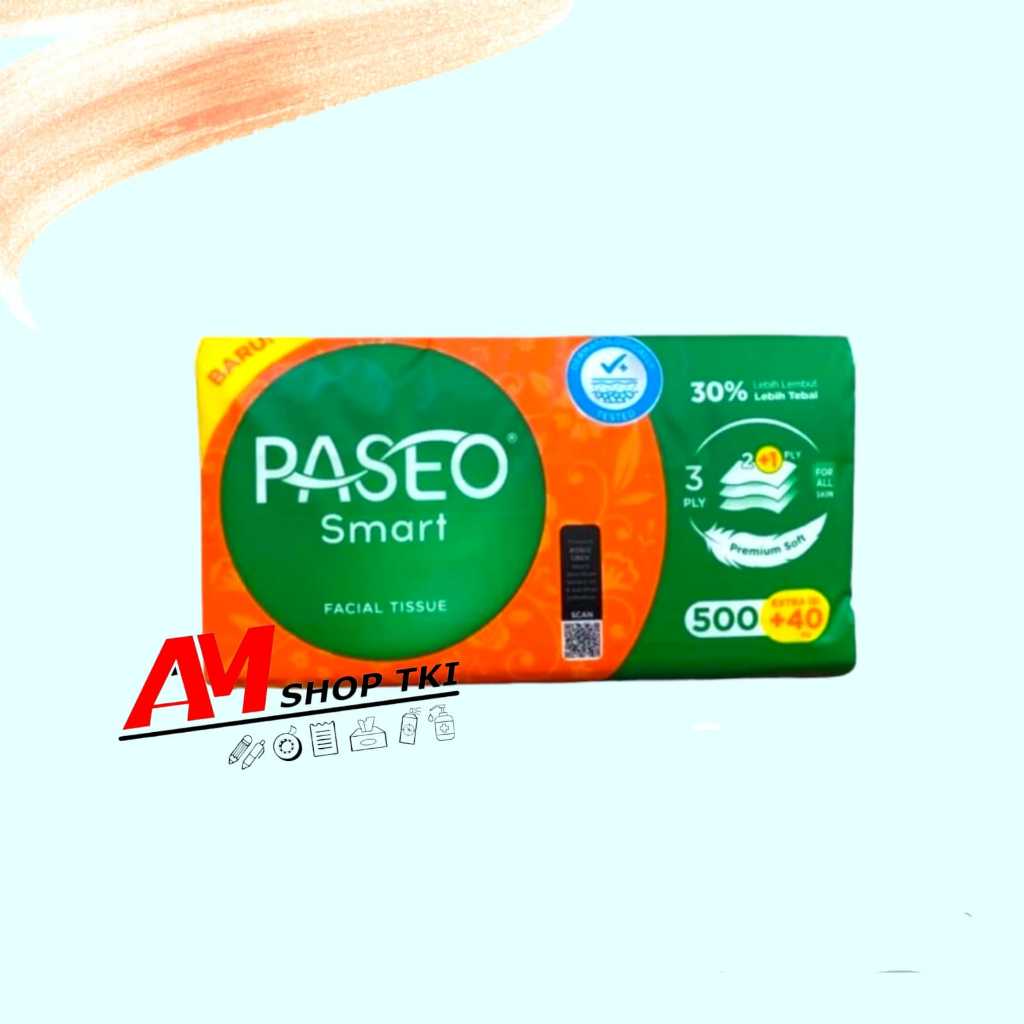 Facial Tissue Paseo Smart 250 sheets 2 ply 1 karton (48 pcs)