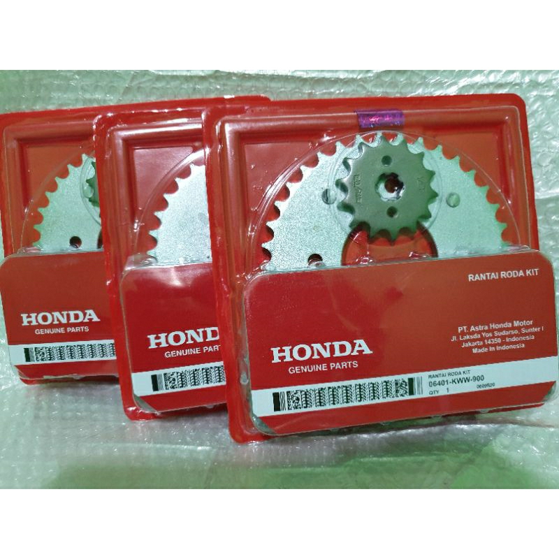 GEAR SET AHM ( Gearset ) PAKET RANTAI BLADE , BLADE NEW , REVO ABSOLUTE , REVO FI , REVO ABS,,,