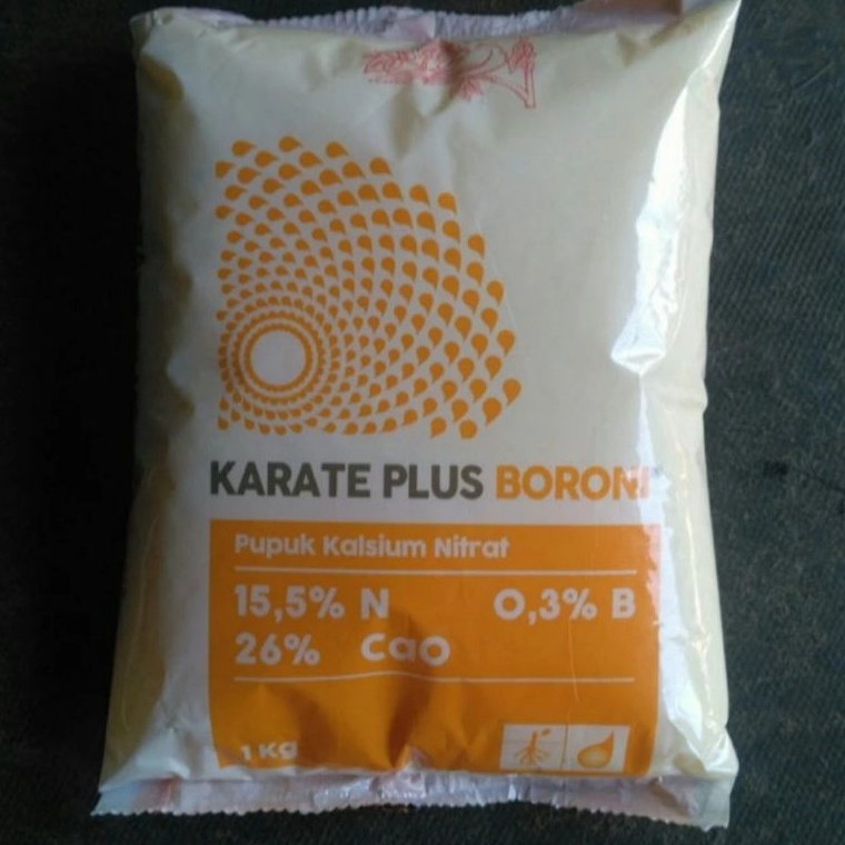 QGW279 HOT Pupuk Meroke Karate BoroniCalsium Nitrat plus Boron kemasan 1 kg