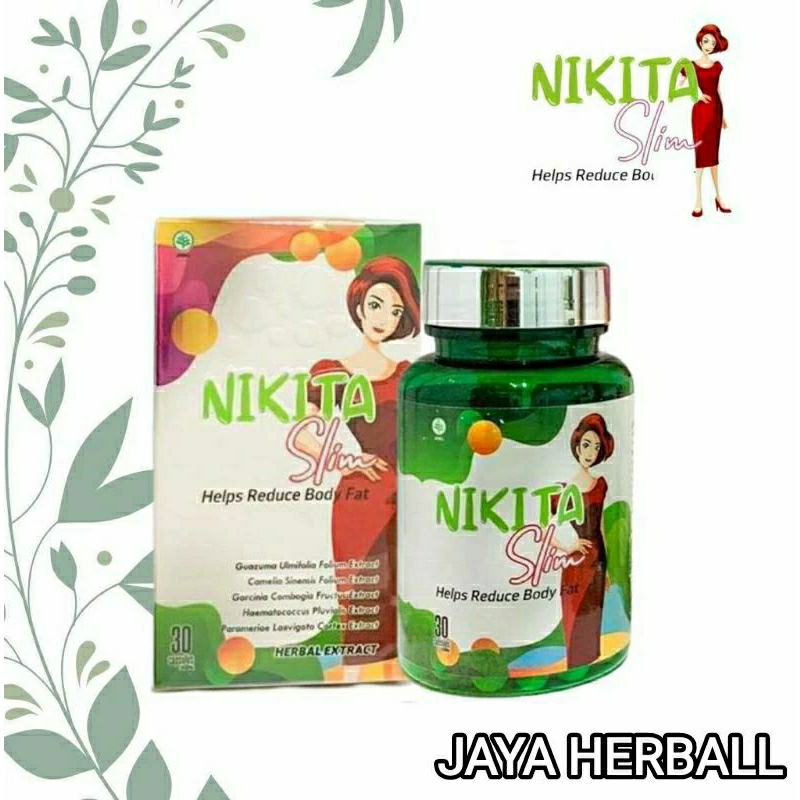 NIKITA SLIM Original Kapsul Herbal Pelangsing Badan Diet Cepat(Nikita Mirzani)