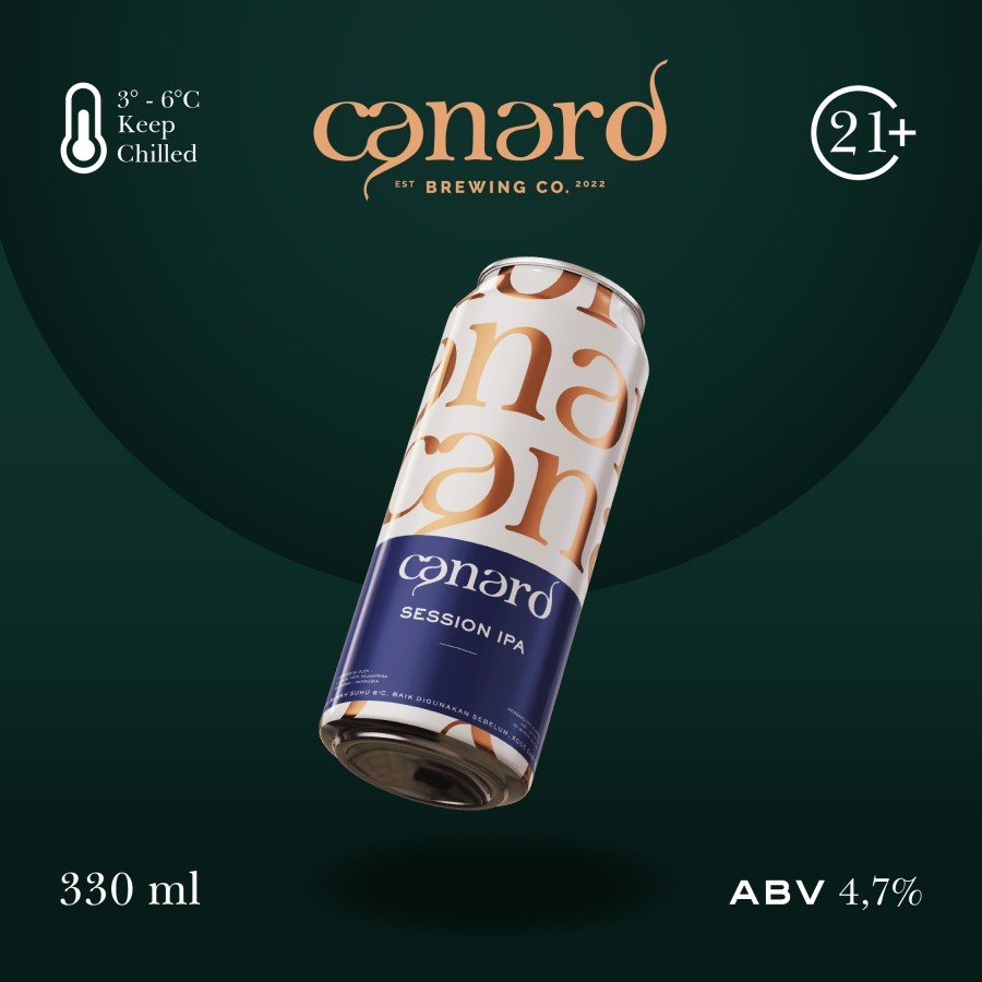 

Canard Craft Beer Bali Session IPA 330ml Bir Kaleng Bali