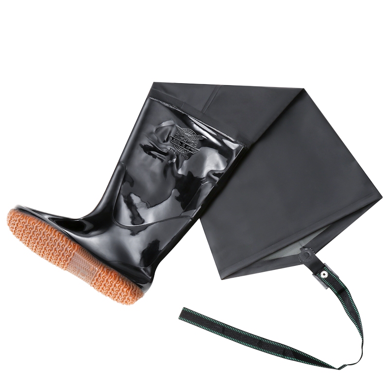 TERLARIS Sepatu Boots Karet Anti Keong Sawah Petani Panjang Sampai Paha Lapis Ganda Lembut