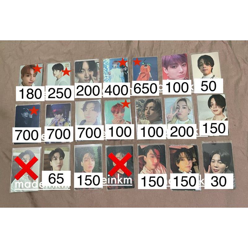 JUNGKOOK JIMIN DVD ALBUM PC PHOTOCARD PB PHOTOBOOK WE FACE LYS WINGS FAKE LOVE YOUTH 3rd 5th MUSTER 