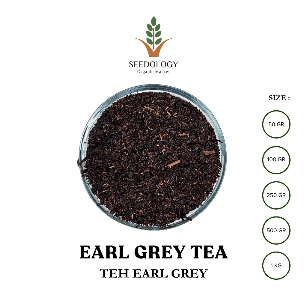 

Daun Teh Earl Grey Premium 50gr - Earl Grey Tea / Teh Hitam Bergamot