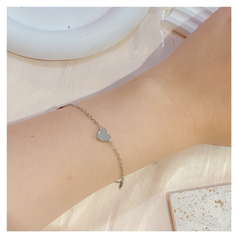 Gelang Titanium Silver | bangle titanium | silver titanium bracelet