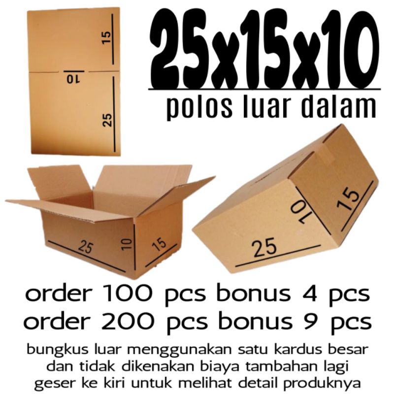 

Kardus Packing 25x15x10