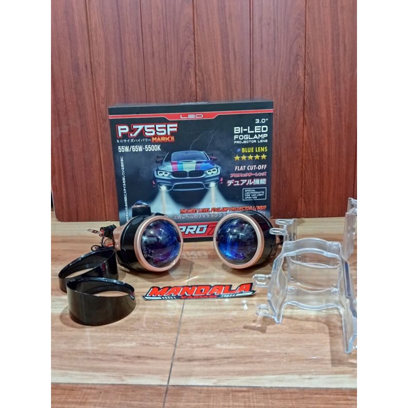 FOGLMAP PRO7 P755F MARK ll BLUE LENS GOLD SERIES 3 INCH