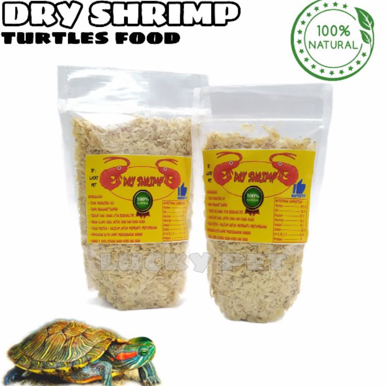 Best Collection DRY SHRIMP udang kering pakan makanan kura kura air brazil dada merah res reptile ik