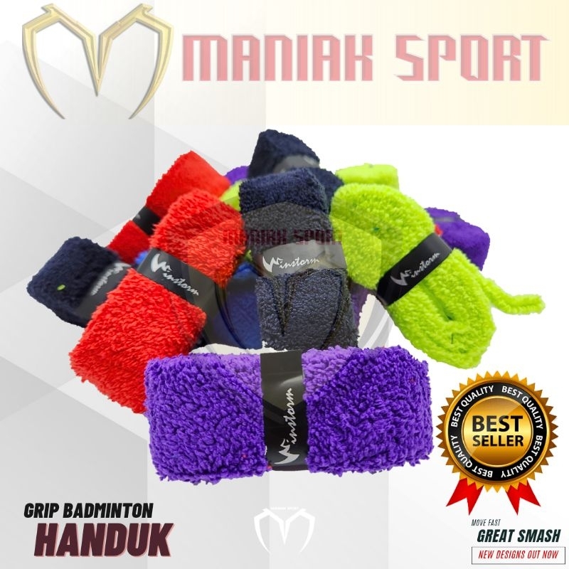 GRIP HANDUK BADMINTON GRIP HANDUK BULUTANGKIS WINSTORM GRIP HANDUK TENIS