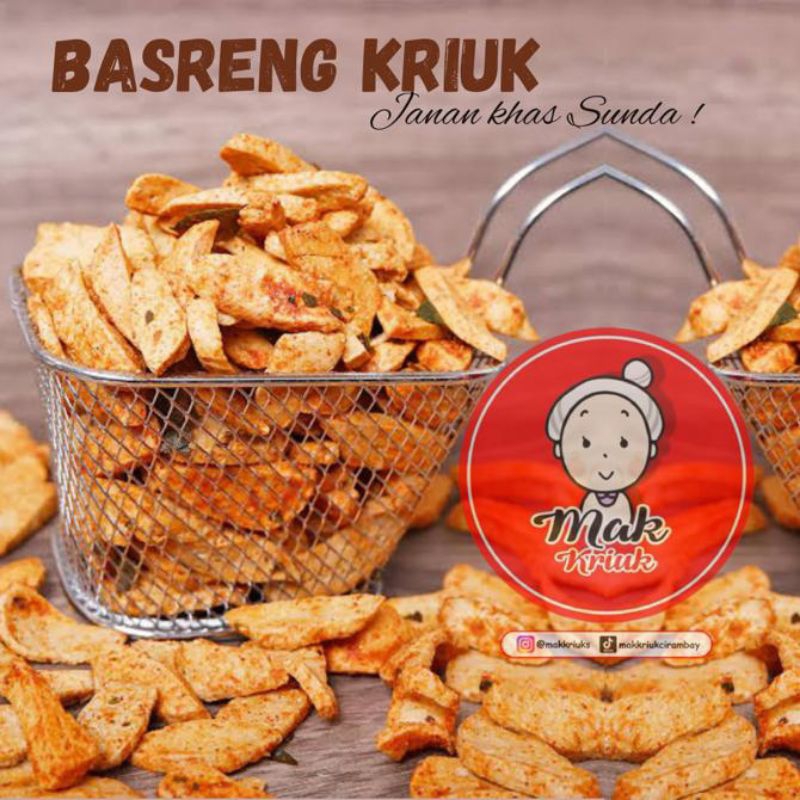 

Basreng viral bumbu melimpah kemasan 100gram