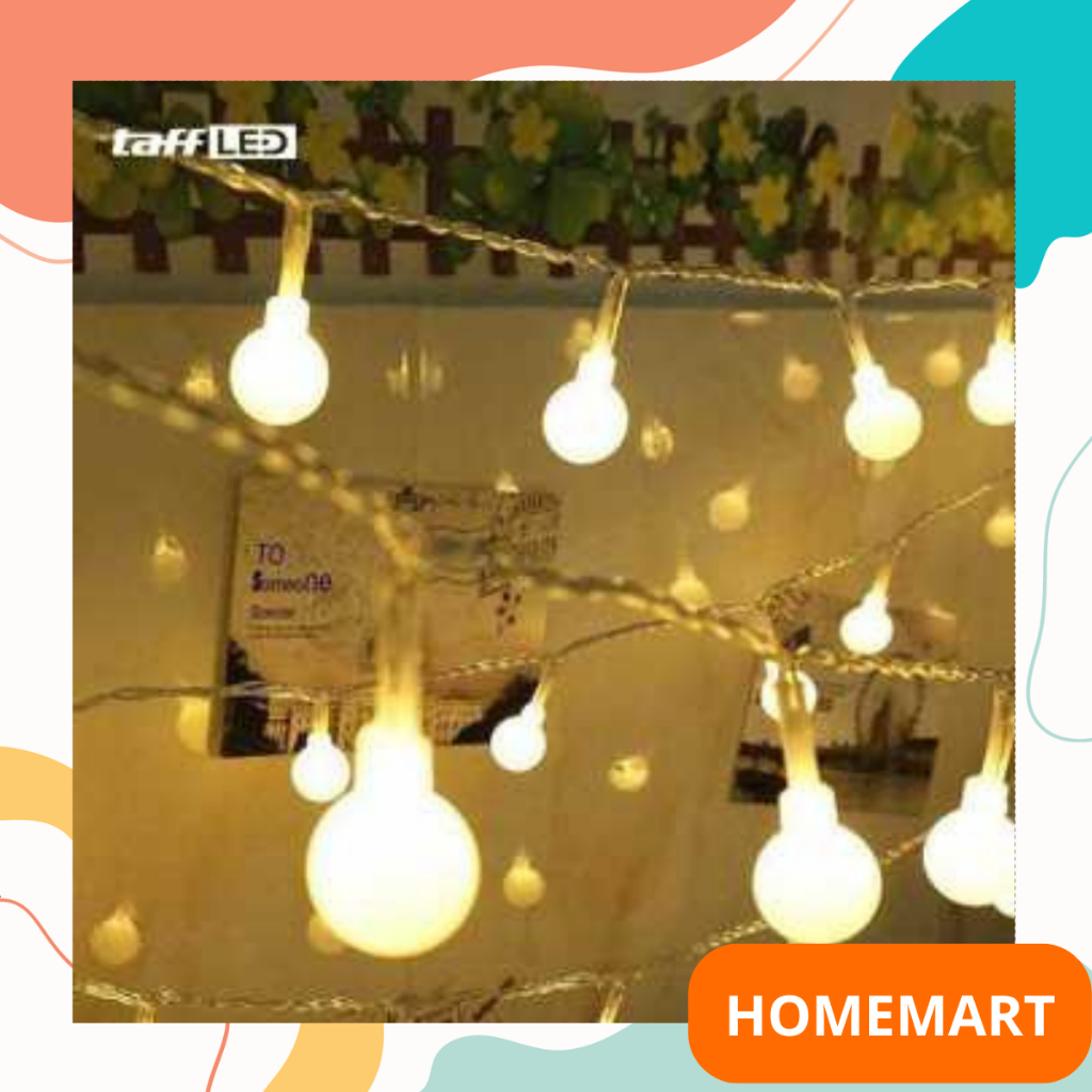 HOMEMART Lampu Hias Gantung Estetik Cafe/Rumah/Pesta Waterproof