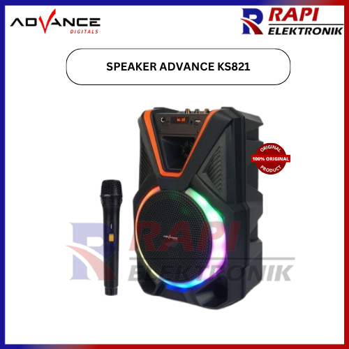 SPEAKER ADVANCE KS821 / Speaker Bluetooth Karaoke Portable ADVANCE KS-821