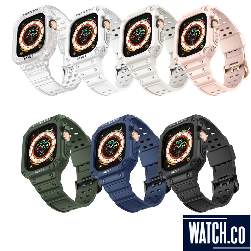 ULTRA ARMOR Hydrogel Strap Apple Watch Case Cover like Spigen iWatch Tali Jam Tangan Sport Pria Wani