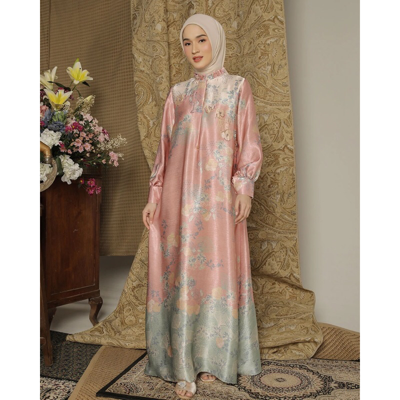 TARUNIKA | KINA DRESS DEWASA BROWN MUDA OFFICIAL