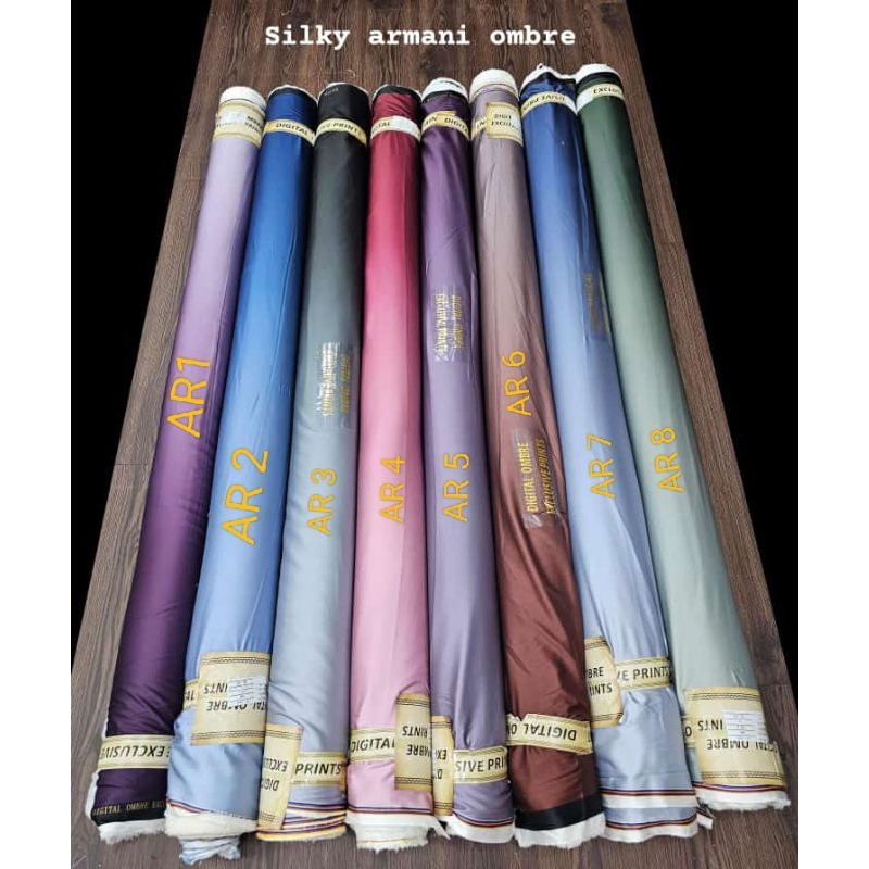 ARMANY SILK GRADASI/KAIN ARMANY SILK OMBRE GRADASI