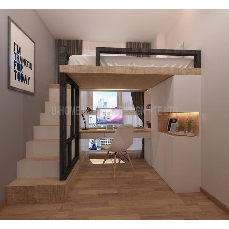 Mezzanine minimalis simple untuk kamar