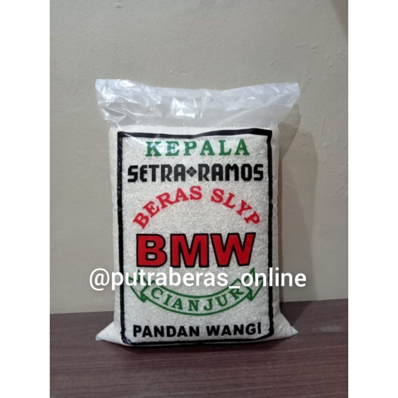 

BERAS PANDAN WANGI PER 5KG CAP BMW HITAM PULEN WANGI