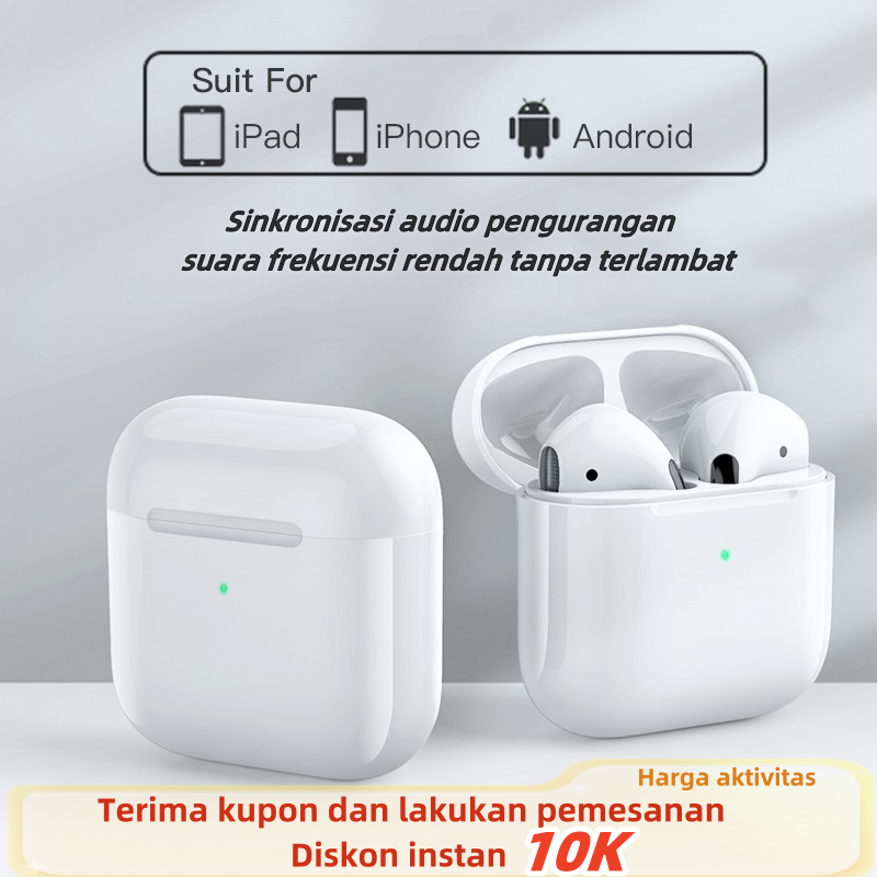 【program pengiriman gratis】Earbuds Bluetooth TWS - Original 100% dengan Desain Minibest 5.3 Headset