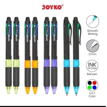 

Bolpen JOYKO 4 warna BP-288 Quaco (12pcs)