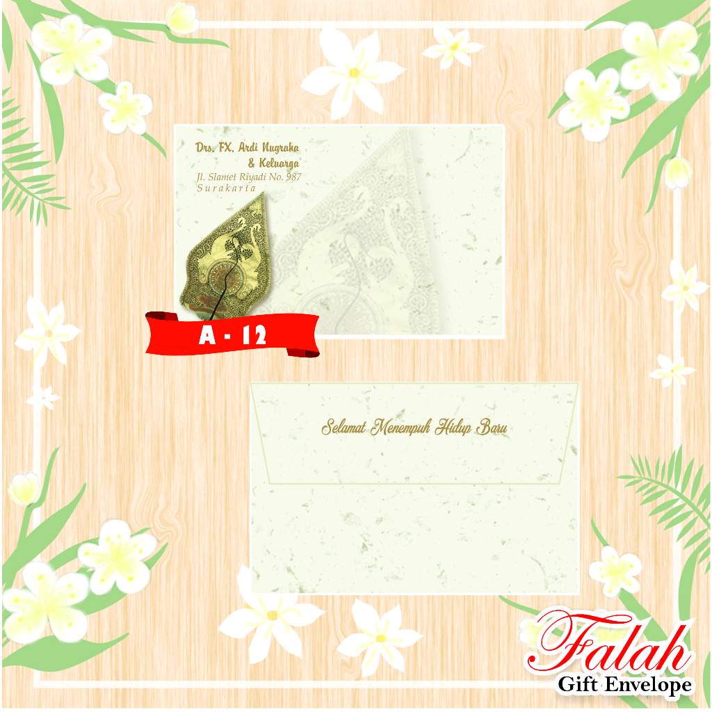 

Amplop Falah A 12 Termurah Isi 50 Lembar (Belum Termasuk Cetak)