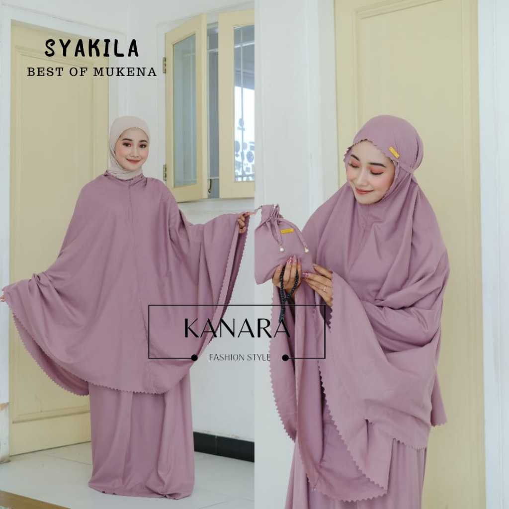 FREE TAS FREE TASBIH - MUKENAH JUMBO POLOS RESLETING 2IN1 MUKENA DEWASA ZIPPER LASER CUTTING BAHAN K