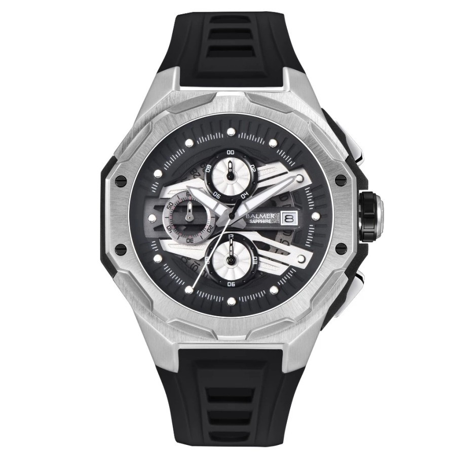 Balmer 8818 Jam Tangan Pria Original-Saphire Glass-Rubber