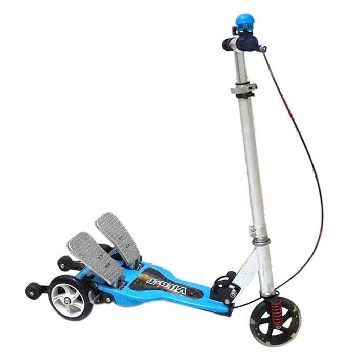 Skuter Anak - Otopet Genjot -Scooter Anak Dual Pedal Injakan Besi