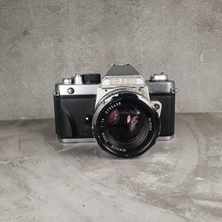 BRAUN DN - 60 + lensa Nikon 50MM F1.4 LIKE NEW  KAMERA FILM ANALOG