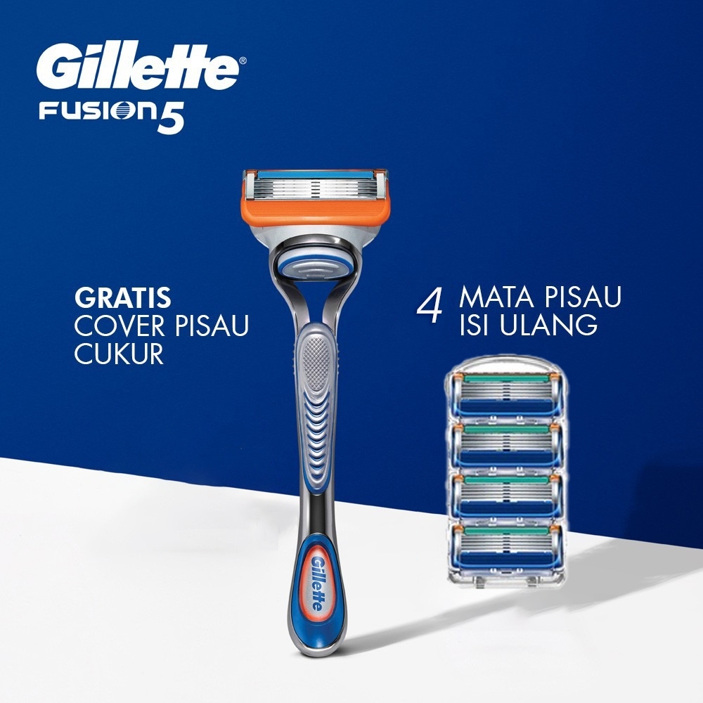 2024 Gillette Pisau Cukur  Fusion 5 / Pisau Cukur Manual Gillette Fusion Proglide  / Pisau Cukur 5 l