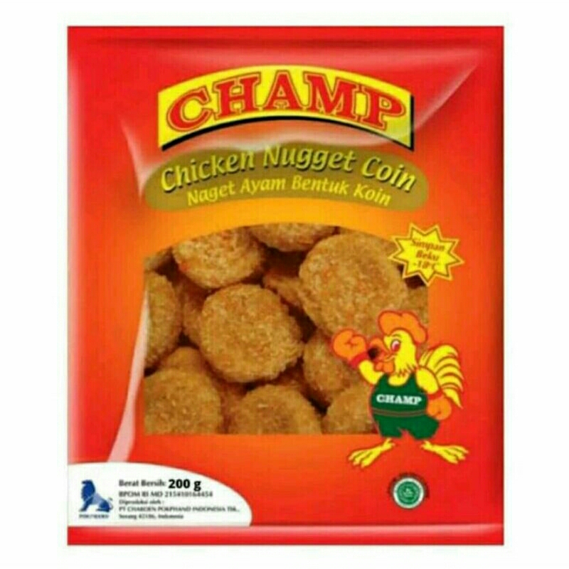 

Champ Chiken nugget coin 200gr