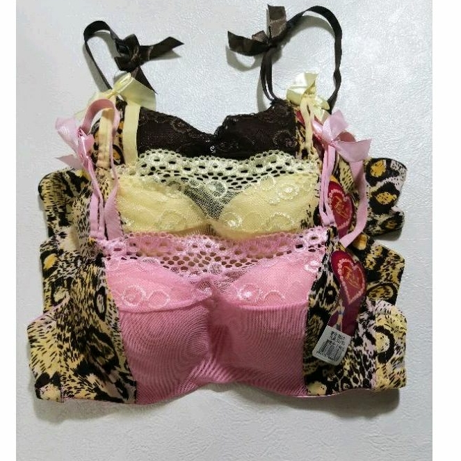 Bh Kemben Renda Motif Macan Busa Tipis Ada Kawat Kait 2 Cup B art.8823