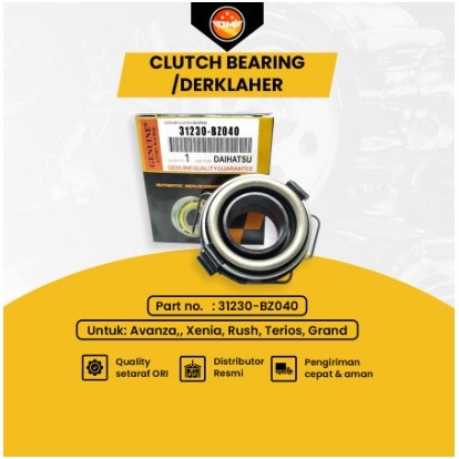 BEARING LAHER KOPLING Toyota Agya  Ayla - 31230-BZ040 / IMPORT