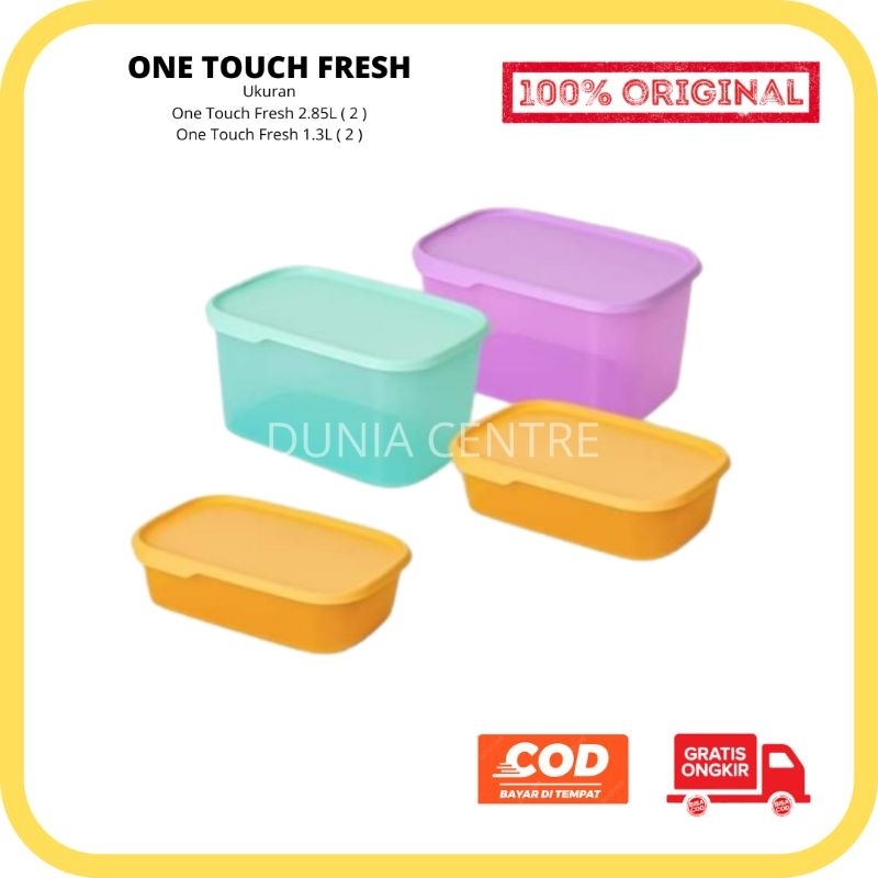 PROMO TUPPERWARE ONE TOUCH FRESH ORIGINAL