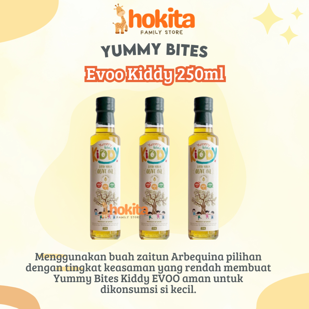 

Yummy Bites EVOO Kiddy Extra Virgin Olive Oil - 250ml