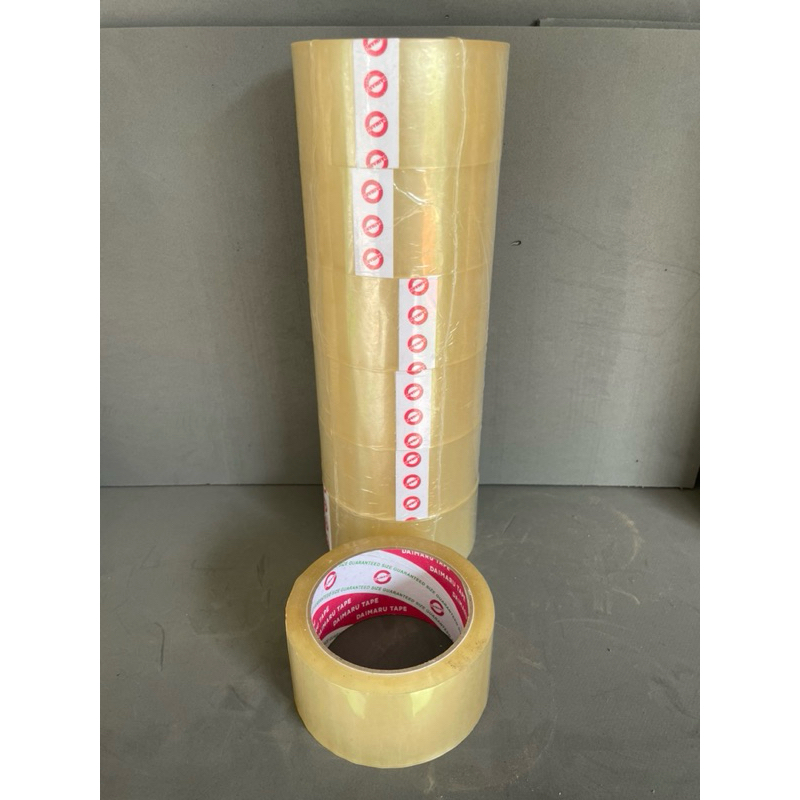 

Lakban OPP Bening Transparan Merek Daimaru - 45mm x 50Meter