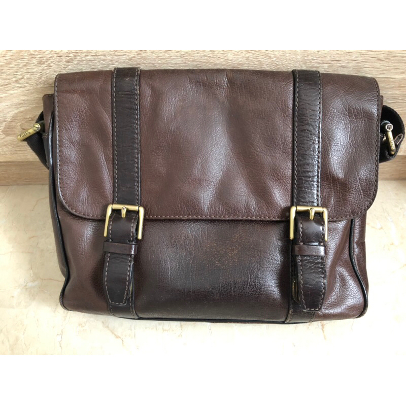 Fsl Messenger Bag Preloved // tas pria bekas