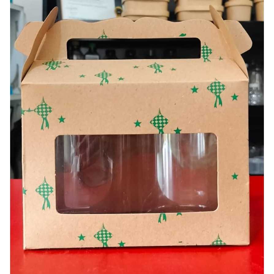 

@10pcs Dus Gable Box Polos / Dus parcel window / Box Hamper isi 2