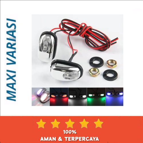 Washer Nozzle Nosel Wiper Mobil + Lampu 2Pcs