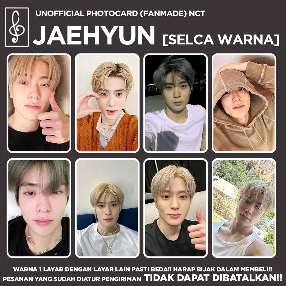 [SELCA WARNA NCT] JAEHYUN PHOTOCARD UNOFFICIAL