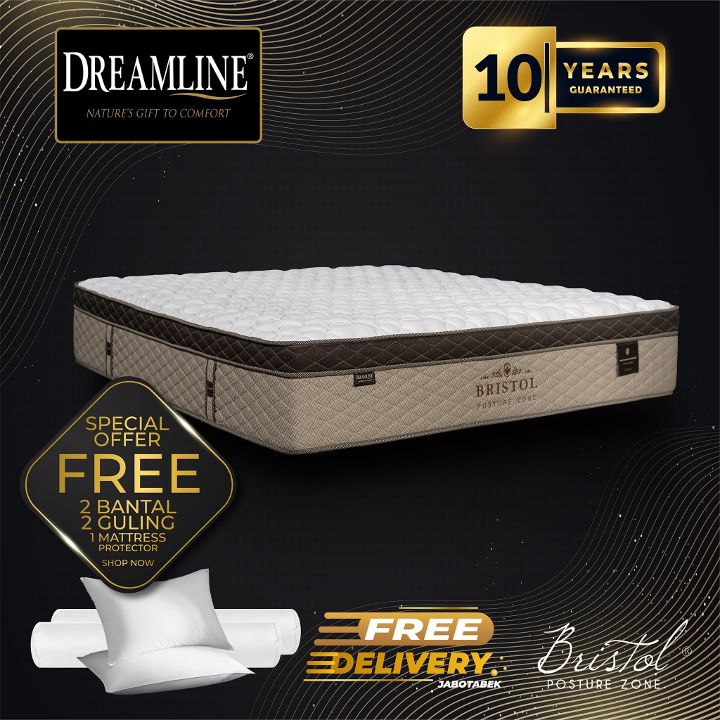Dreamline kasur spring pocket memory foam bristol