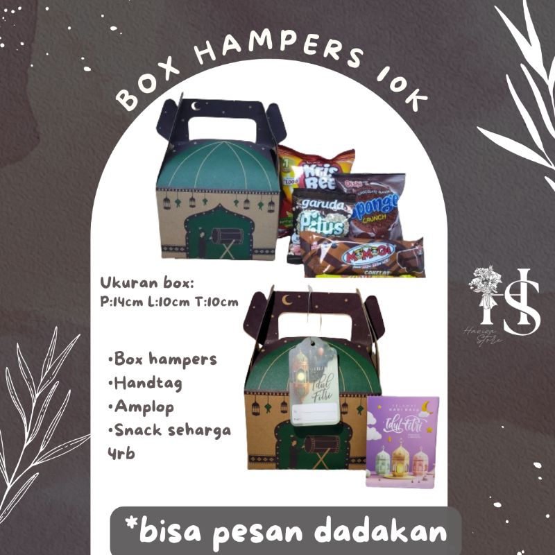 

hampers gable box isi snack by nurrazzizah