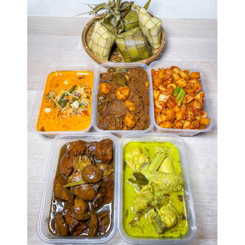 

Paket Komplit Ketupat Sayur Opor Rendang Idul Adha