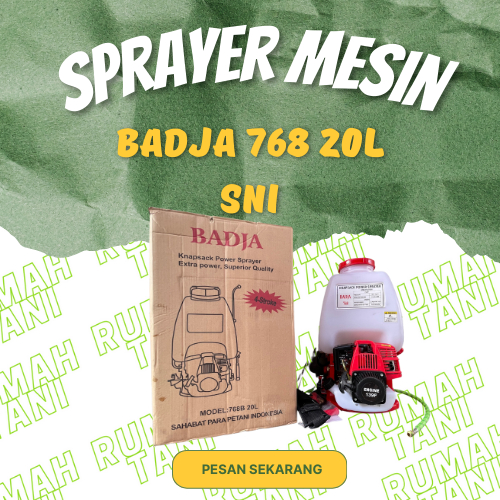 sprayer mesin semprot pertanian 4 tak original badja 768 20L