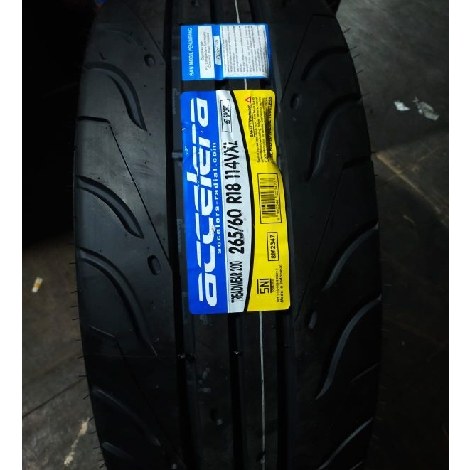 Ban Semi slik Accelera 651 sport R18 Buat Pajero/Fortuner 265 60 R18