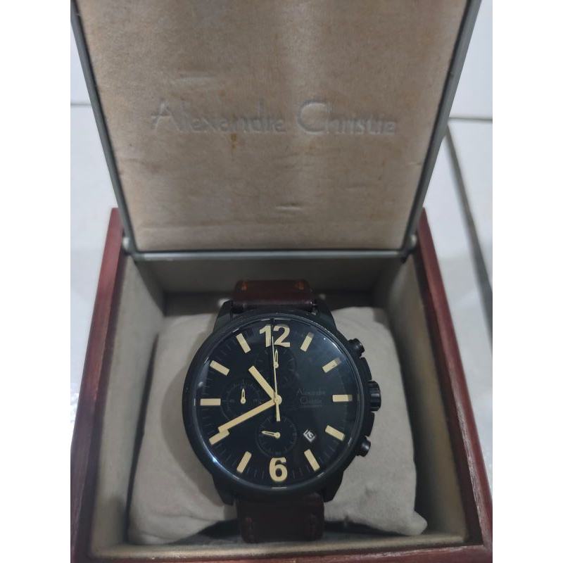 Preloved jam tangan alexander christie 6267MC